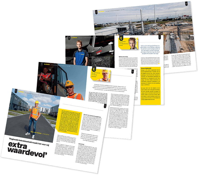 4 spreads uit de Elzinger